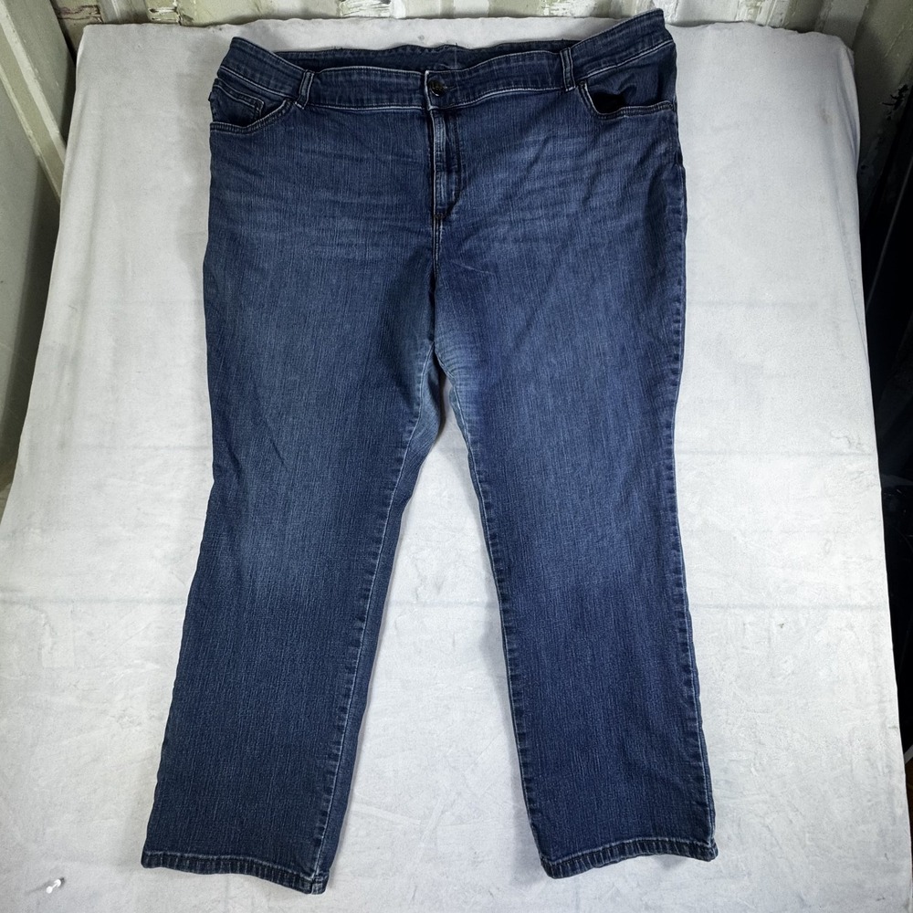 Lee Womens Ankle Jeans Blue Denim Whisker Stretch Classic 5-Pockets Size 28W M